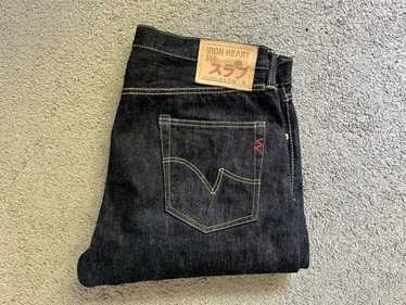 IRON HEART 666S-21 21oz Selvedge Denim Jeans Slim Straight