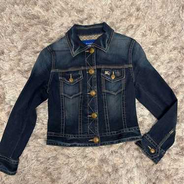 ジャケット・アウター Burberry blue label denimjacket Black Denim jacket in blue - Burberry | Mytheresa