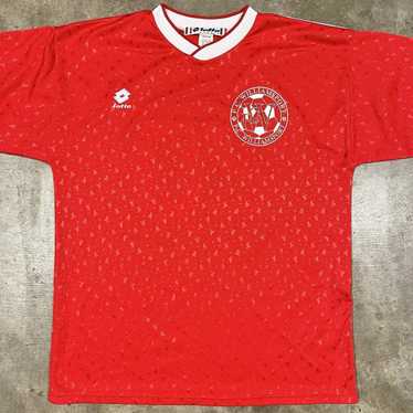 デッドストック！90's イタリア製 lotto CALCIO ITALIA Vintage Lotto Calcio Italia Soccer Jersey #5 Short Sleeve