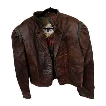 Vera pelle jacket brown - Gem