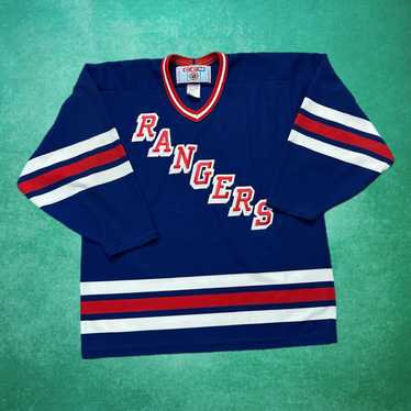 NEW YORK RANGERS 90s ICE HOCKEY SHIRT JERSEY CCM sz L MEN