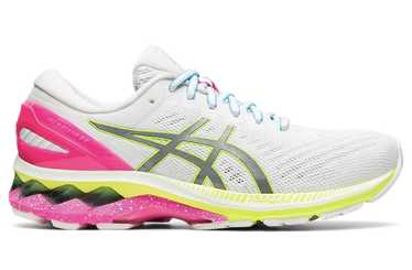 アシックスasics GEL-KAYANO 24 LITE-SHOW 27.0 ASICS GEL-Kayano 24 Lite Show Grey Yellow Athletic Running