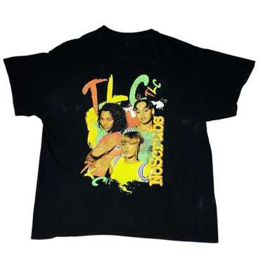 TLC ‘No Scrubs’ vintage rap tee/ bootleg Used TLC 'No Scrubs' Rap Tee XL Vintage 2000 Bootleg Faded