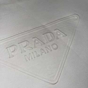 【希少】PRADA ロゴ入り テリークロス Tシャツ ホワイト White prada t - Gem