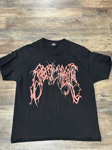Revenge Gallery Lightning Logo Red Tシャツ Revenge lightning tee - Gem