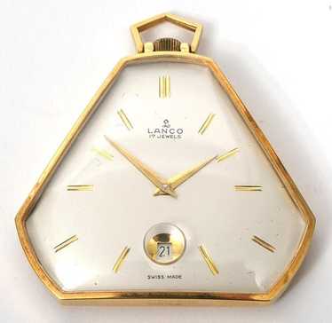 訳あり　稼働品　昭和レトロ　SWISS製　LANCO ランコ　手巻き　17石 Lanco Vintage Watch 17 jewels swiss made. | eBay