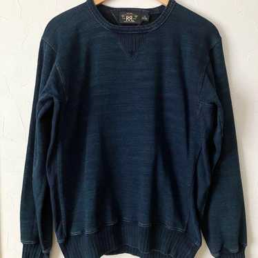 トップス RRL Indigo crewneck sweat shirts S Indigo French Terry Sweatshirt for Men | Ralph Lauren® BR