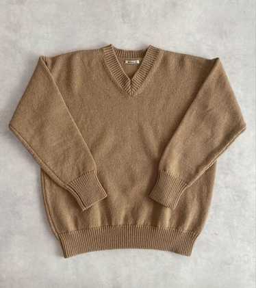 auralee v neck knit - Gem
