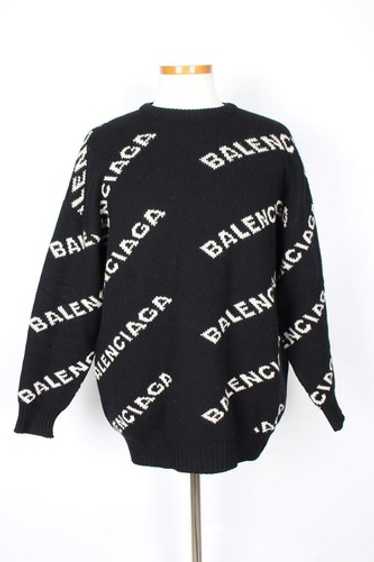 中古・古着通販】BALENCIAGA (バレンシアガ) フロントタグニット