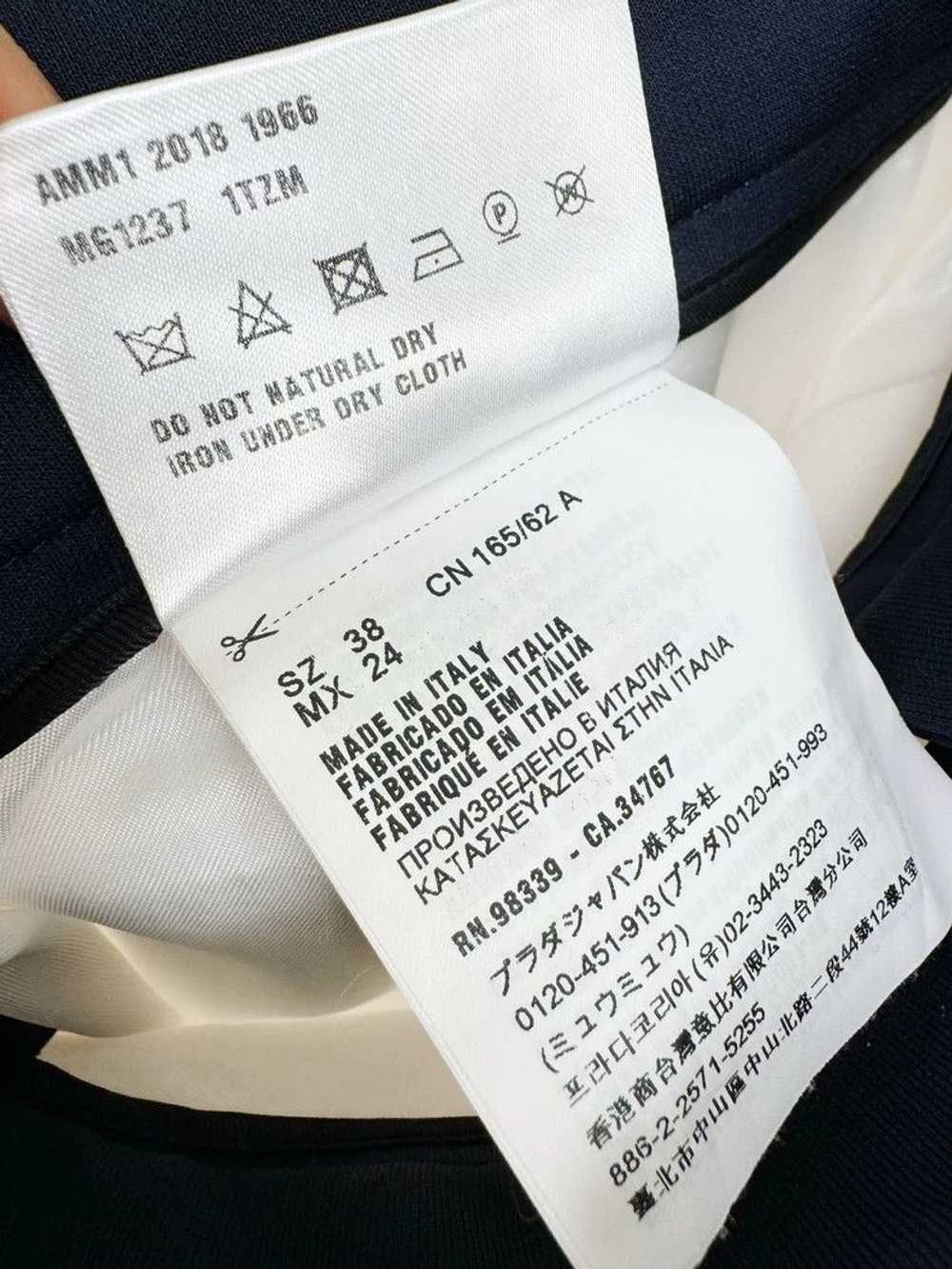 Prada Miu Miu Classic A-Line Color Block Skirt - image 5