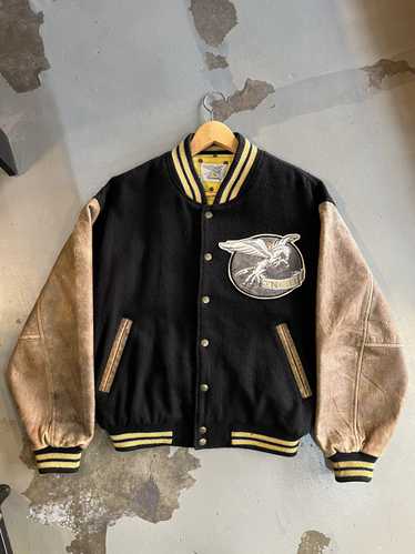 ジャケット・アウター 90s Oneill real leather varsity jacket Vintage Oneill Varsity Jacket Wool Leather Sleeve - Etsy