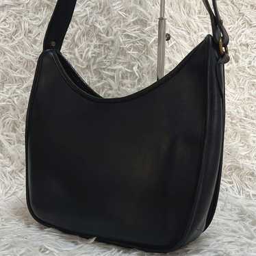 COACH Ergo Zip Hobo Leather Shoulder Bag 9025 Vintage Black