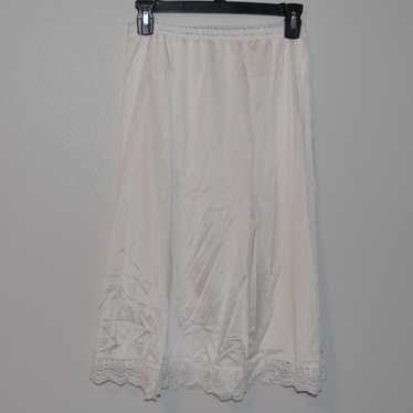 Olga Women's Skirt - White/Cream - S – vintage cr… - image 1
