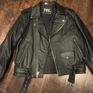 Fmc black leather jacket - Gem