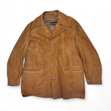 McGregor Jacket Suede Leather Coat Vintage 1970s Easy Rider