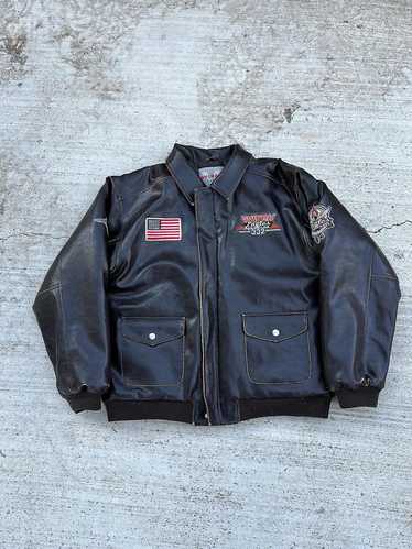 Vintage 90s avirex leather - Gem