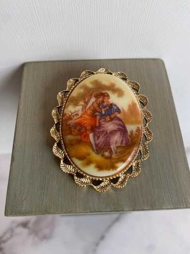 Fragonard courting couple - Gem