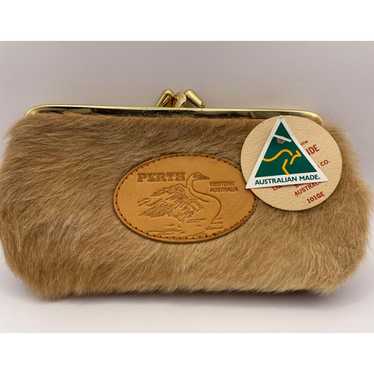 90'sビンテージ！オーストラリア製 KANGAROO FUR ショルダーポーチ