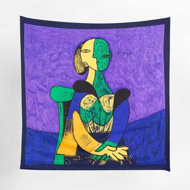 Picasso scarf green - Gem