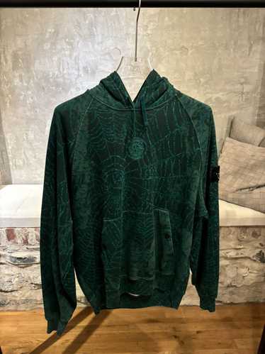 【Supreme x Stone 】Hooded Sweatshirt Dark Green 23FW Supreme Stone Island Hooded Sweatshirt (FW23) - $348