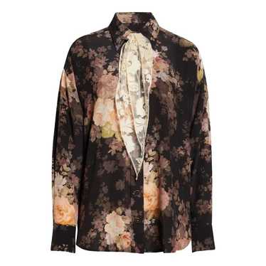Tシャツ・カットソー ZIMMERMANN CASCADIAN PRINTED SILK TOP Zimmermann Silk Cascadian Tunic Top | Harrods UK