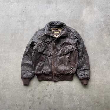 80‘s vintage leather Jacket シープレザー ブラウンS 80's vintage leather Jacket シープレザー ブラウンS