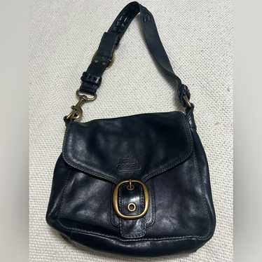 バッグ COACH Bleeker Legacy Signature Hand bag Rare Limited Edition Coach Bleecker Burnished Leather Khaki