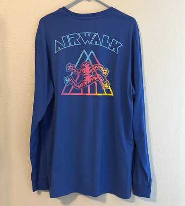 Vintage 90s Airwalk T-shirt Rare Skateboarding Brand … - Gem