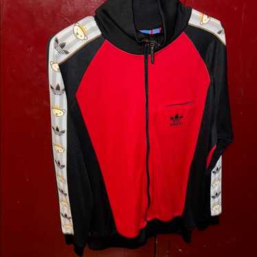 00s adidas track jacket red×black size L Adidas track jacket red/black - Gem