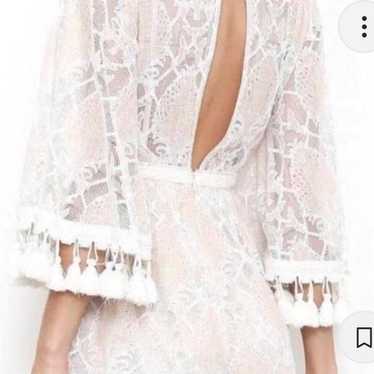 alice McCALL レースフリルワンピース USA2 RibbonToeShoseレースアップフリルワンピース - Ank Rouge(アン