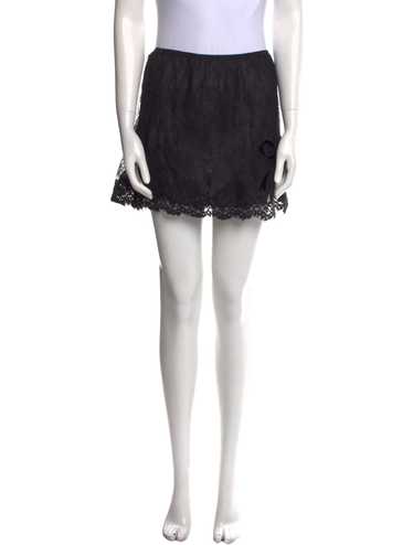 Dôen Skirt Black & White Lace Trim Embellishment … - image 1