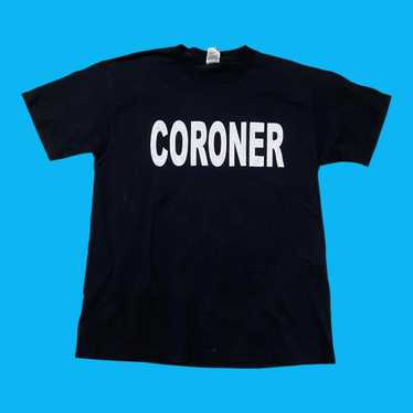 Coroner tee shirt vintage - Gem