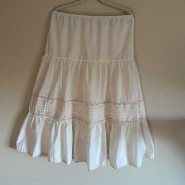 Women's Skirt - White - S – the cutest vintage wh… - image 1