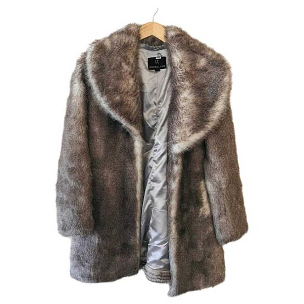 Unreal Fur Elixir Faux Fur Long Jacket Coat - image 4