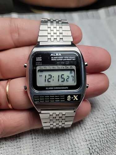 時計 W700-4A50 ALBA Trailmaster thermo memory Alba W700 Trailmaster Thermometer Sensor All Function