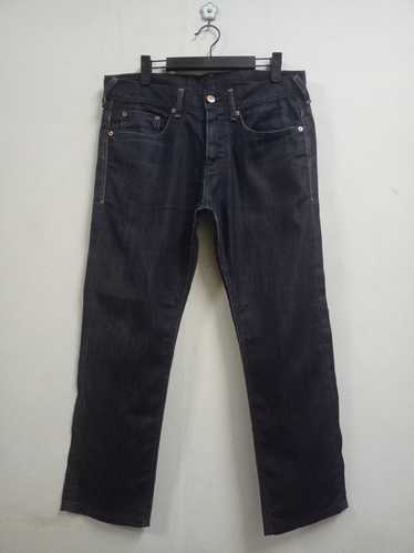 【イタリア製】 ARMANI JEANS ヴィンテージ男女兼用 インディゴ004 80〜90年代 イタリア製 ARMANI JEANS アルマーニジーンズ