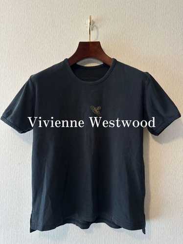 vivienne westwood y2k tシャツ 黒 ビンテージ vivienne-westwood-black-print-