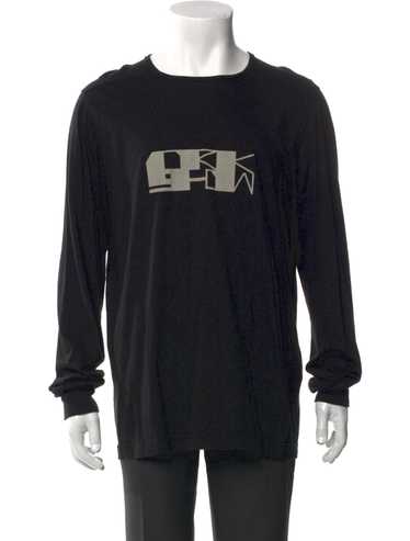 Rick Owens グラフィックTシャツ Rick Owens Perforated Nylon T-Shirt - Black | Garmentory