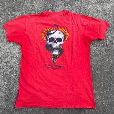 00's POWELL PERALTA Mike Mcgill Skull Snake Print T-Shirts