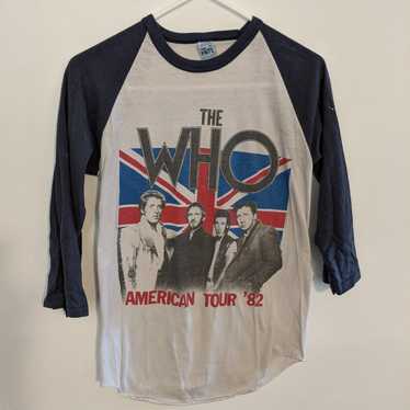 vintage the who 1982 tour t shirt - Gem