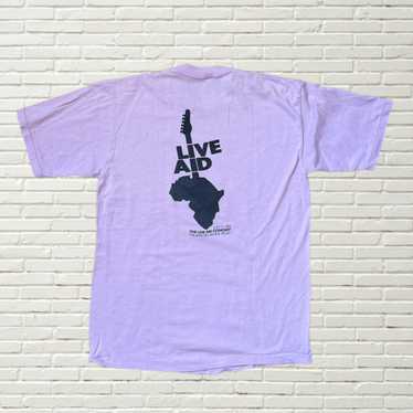 LIVE AID 1985 ビンテージ 1985's LIVE AID T-SHIRT - Cocky Crew Store -Antiques & Old