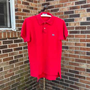 トップス 70S LACOSTE POLO SHIRTS Vtg Izod Lacoste Boys Polo Shirt Short Set 12 Green White