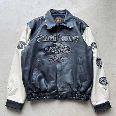 west coast choppers スタジャン 袖レザー Lサイズ