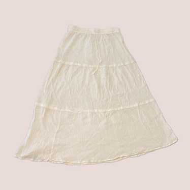 Women's Skirt - Cream/White - XS – Vintage Cream … - image 1