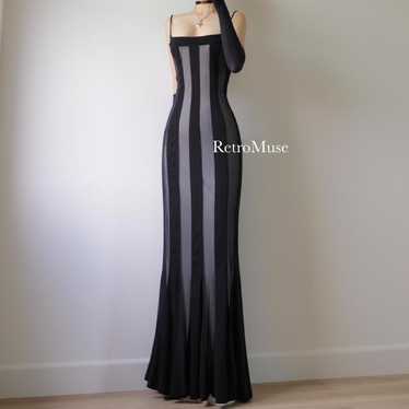 Women's Dress - Black - 12 – Y2K vintage black mes