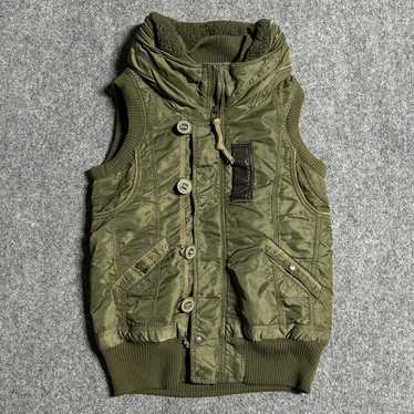 トップス 00s GOA military bono vest archive Y2K 00s archive goa bono gimmick jacket y2k ifsixwasnine share