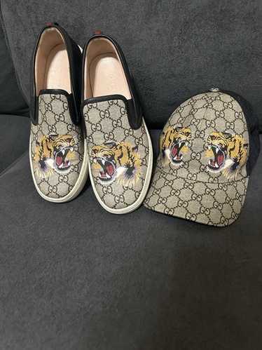 GUCCI 超レア物！クロシェットベレー GUCCI グッチ GGスプリーム オフィディアショルダー ショルダー