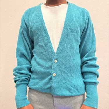 Christian Diorカーディガン Mサイズ ブルーグリーン ヴィンテージ Christian dior cardigan blue - Gem