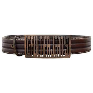 小物 Jean Paul GAULTIER brown belt Vintage 90's Jean Paul Gaultier Suede Utility Belt ///SOLD