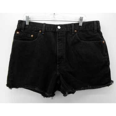 Levi's★550 black denim relaxed shorts Levi's Men's 550 Relaxed Denim Shorts Black 0097 40